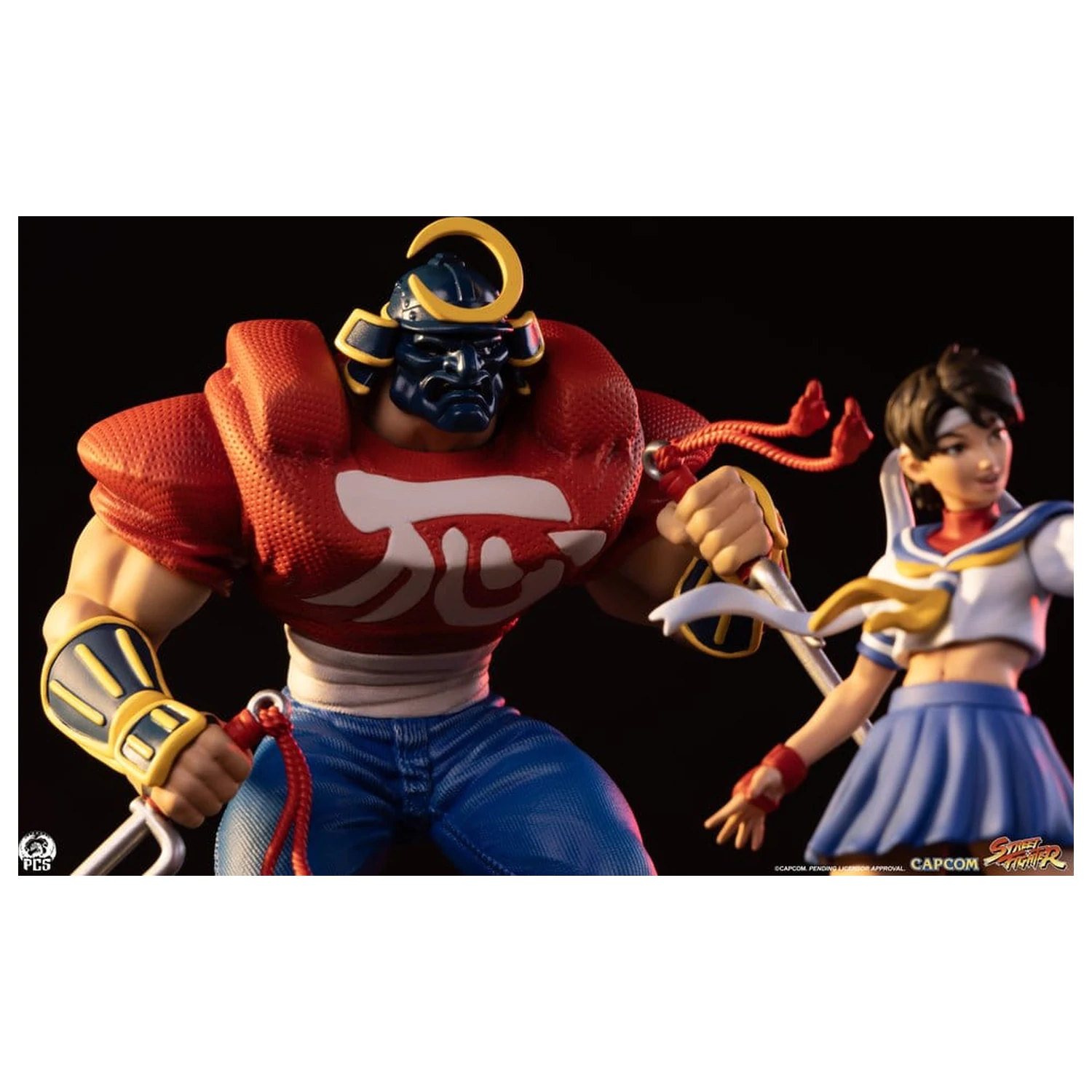 Street Fighter Street Jam Statues statui 1/10 Sakura & Sodom 22 cm poza produsului