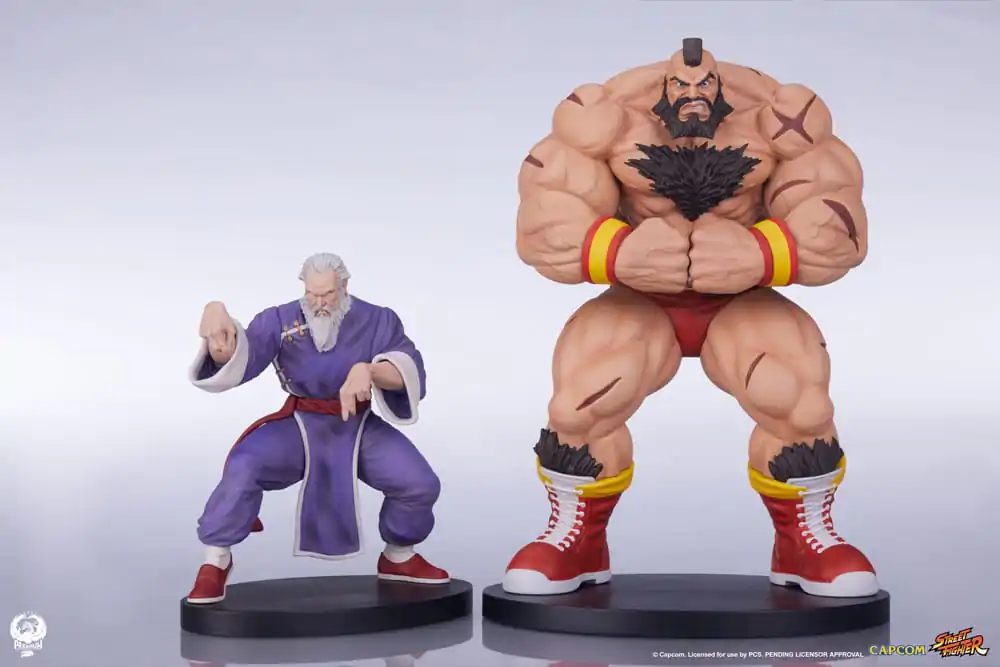 Street Fighter Street Jam Statui 1/10 Set Zangief & Gen poza produsului
