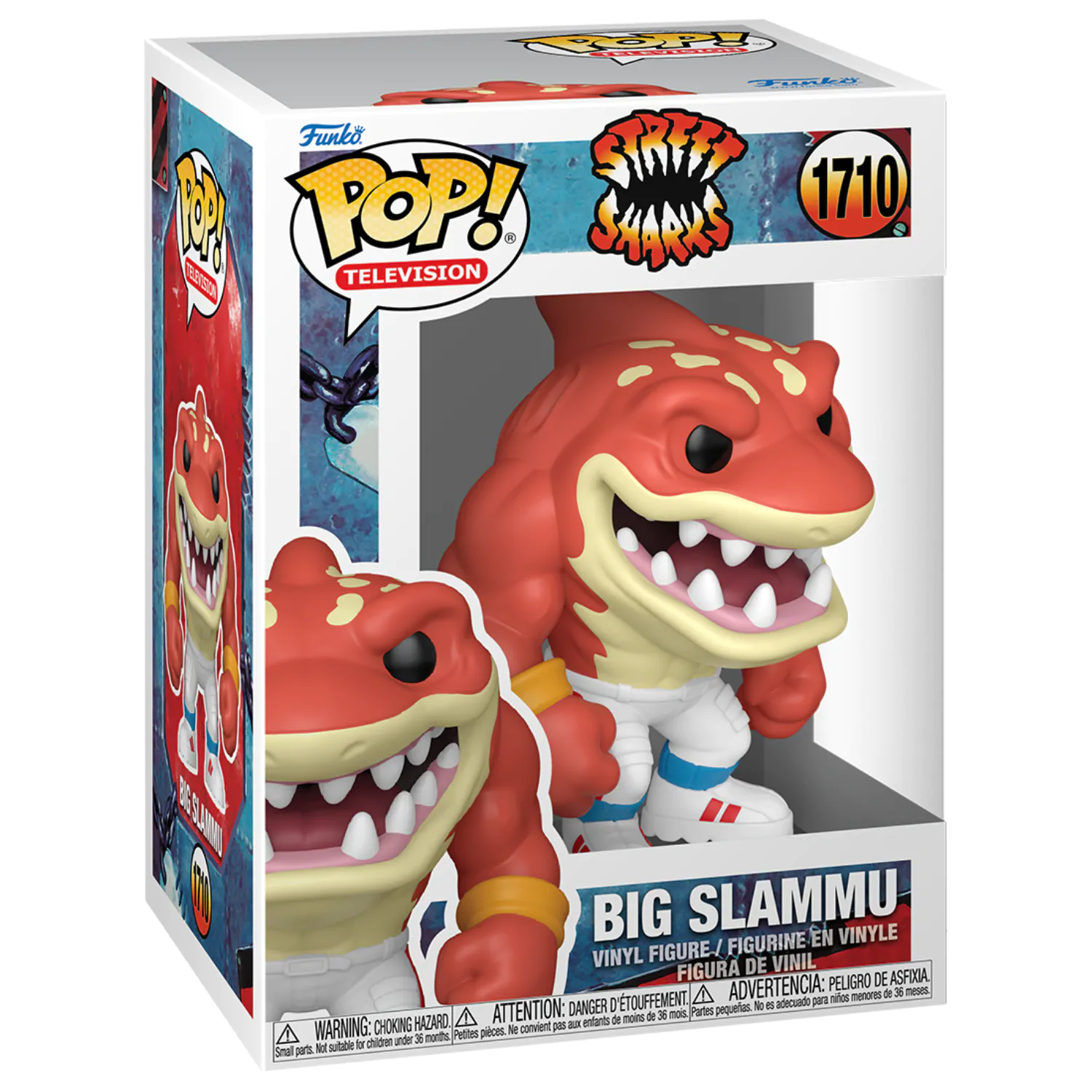 Street Sharks Funko POP! Television figurină de vinil Big Slammu 9 cm poza produsului