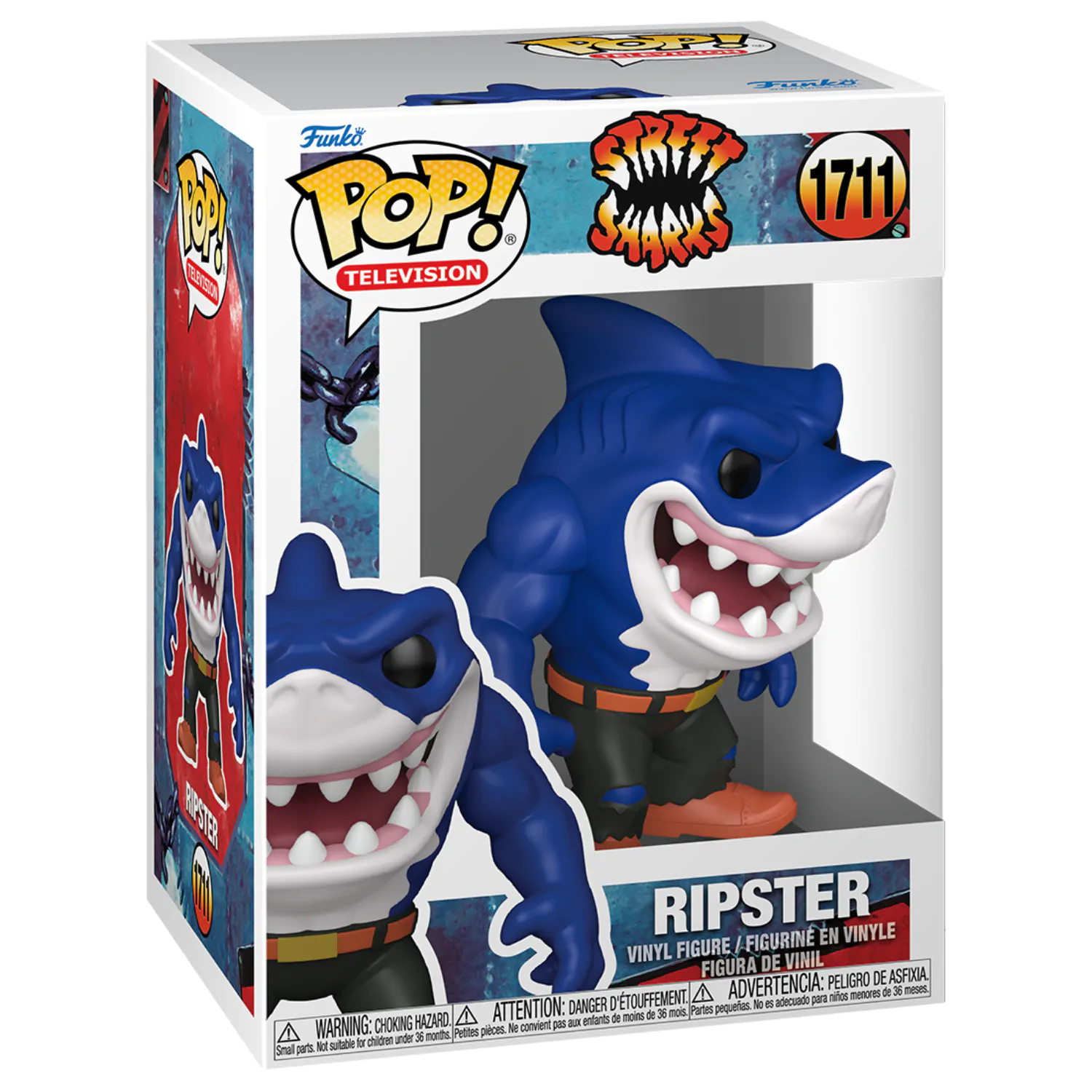 Street Sharks Funko POP! Television Figurina Vinyl Ripster 9 cm poza produsului