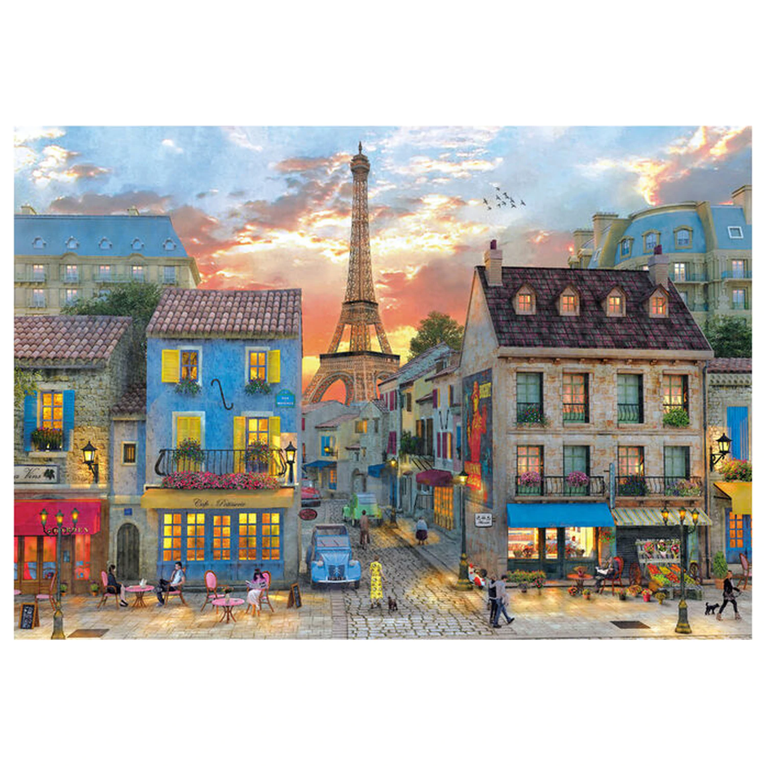 Streets of Paris puzzle 1000 piese poza produsului