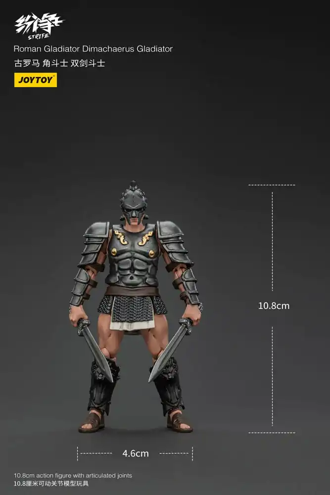 Figurină de acțiune Strife 1/18 Gladiator Roman Dimachaerus Gladiator 11 cm poza produsului