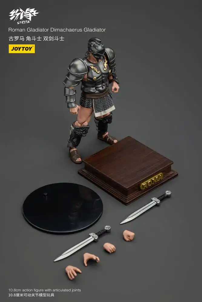 Figurină de acțiune Strife 1/18 Gladiator Roman Dimachaerus Gladiator 11 cm poza produsului