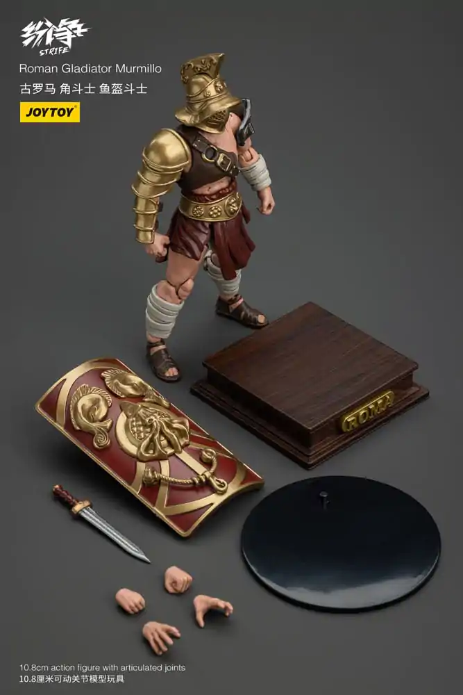 Figurină de acțiune Strife 1/18 Gladiator Roman Murmillo 11 cm poza produsului