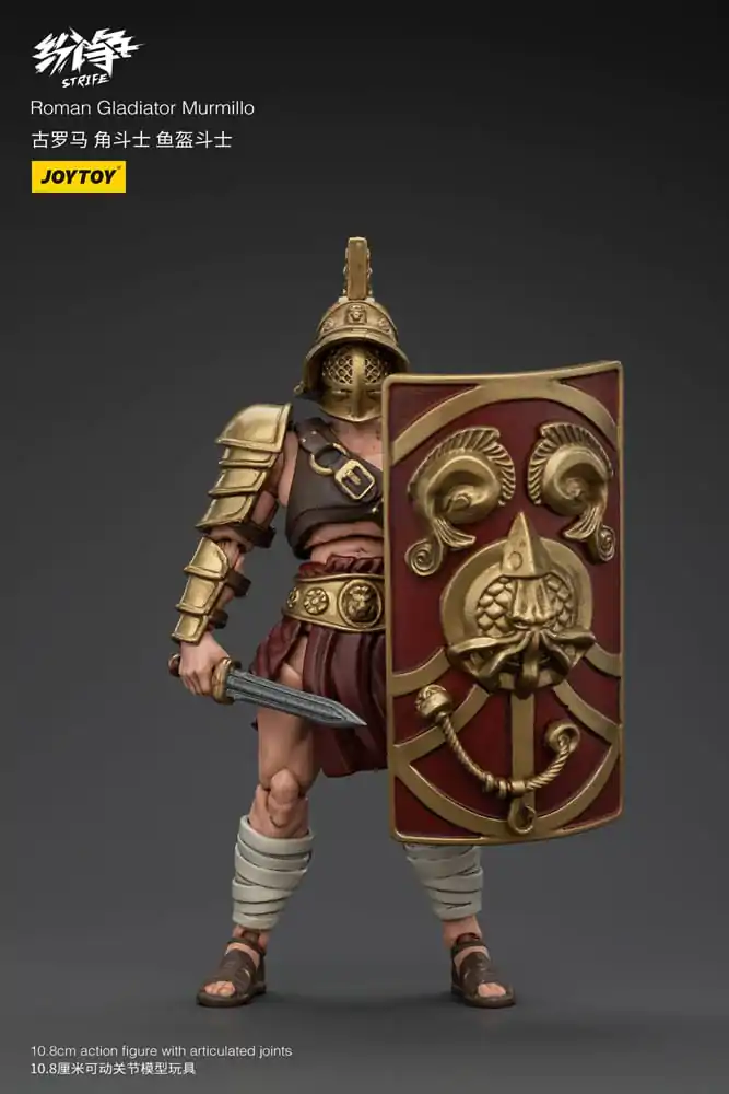 Figurină de acțiune Strife 1/18 Gladiator Roman Murmillo 11 cm poza produsului