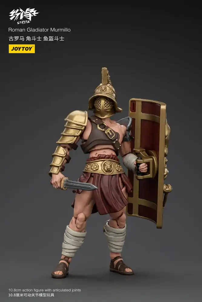 Figurină de acțiune Strife 1/18 Gladiator Roman Murmillo 11 cm poza produsului