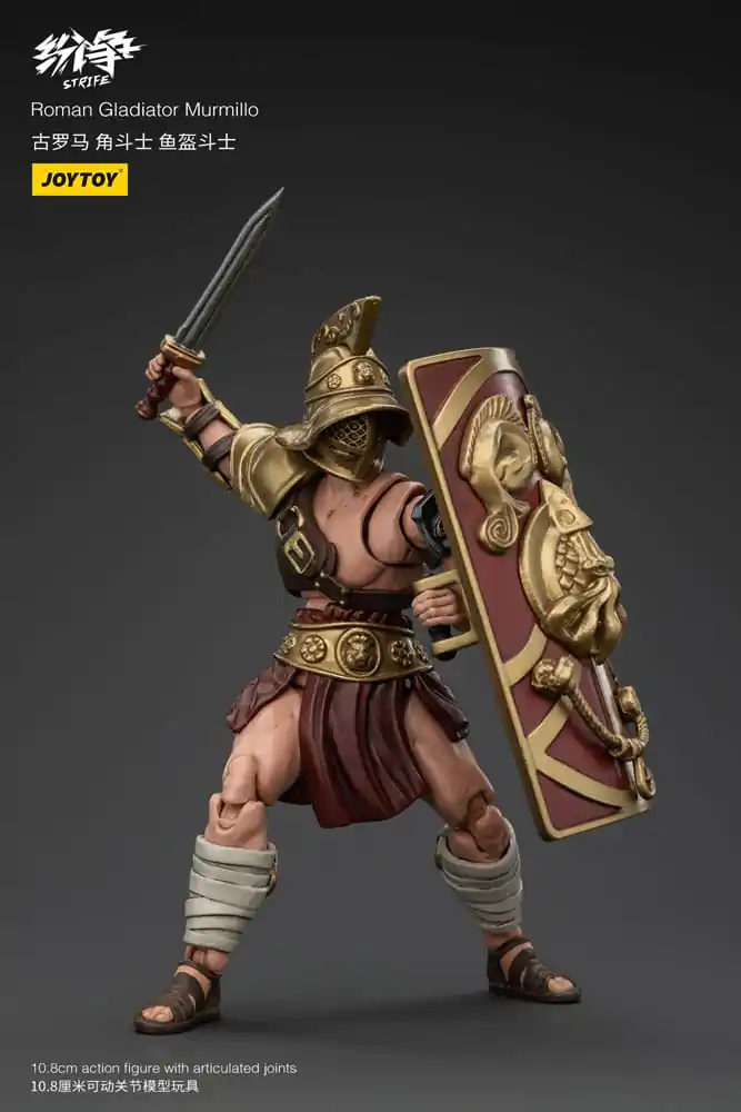 Figurină de acțiune Strife 1/18 Gladiator Roman Murmillo 11 cm poza produsului