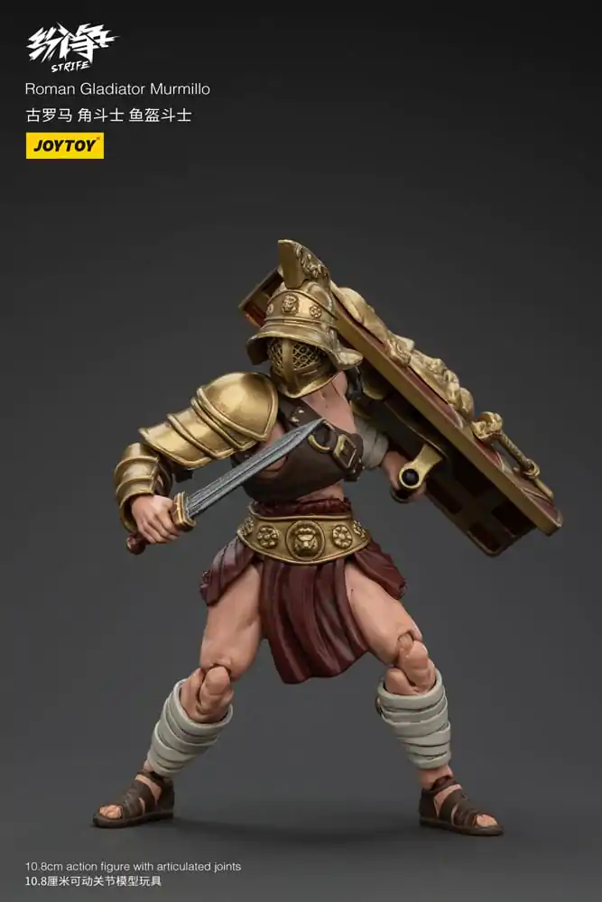 Figurină de acțiune Strife 1/18 Gladiator Roman Murmillo 11 cm poza produsului