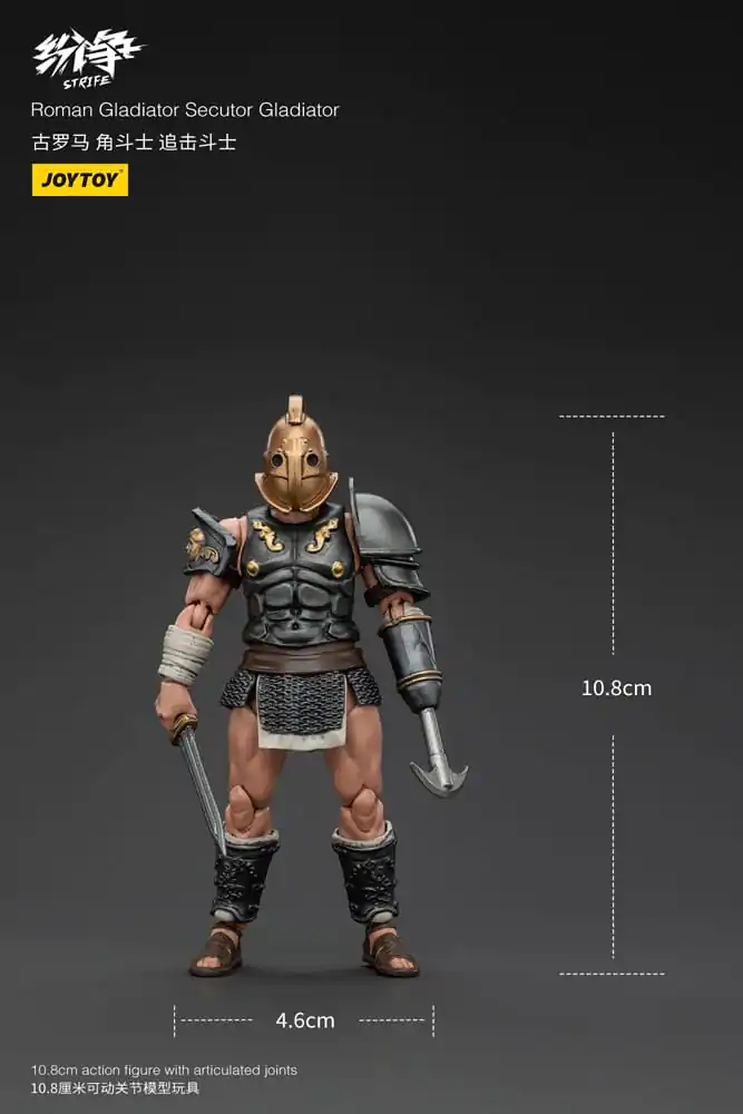 Figurină de acțiune Strife 1/18 Gladiator Roman Secutor Gladiator 11 cm poza produsului