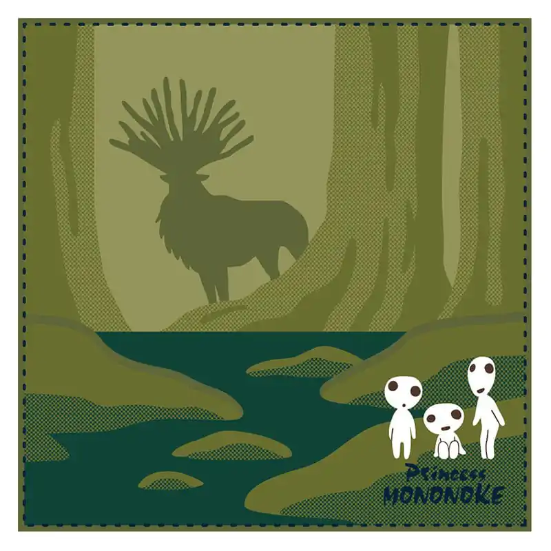 Studio Ghibli Mini Prosop Princess Mononoke Shadow of the Deer God 25 x 25 cm poza produsului