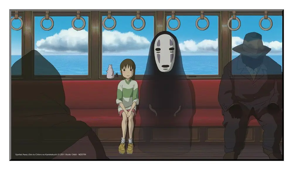 Studio Ghibli Tablou de perete din lemn Spirited Away 37,5 x 20,5 cm poza produsului