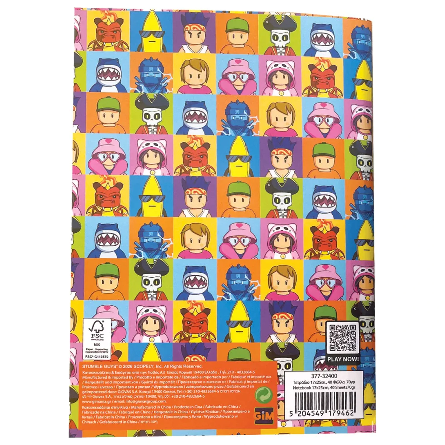 Stumble Guys Killer Size B/5 Lined Caiet 40 foi poza produsului