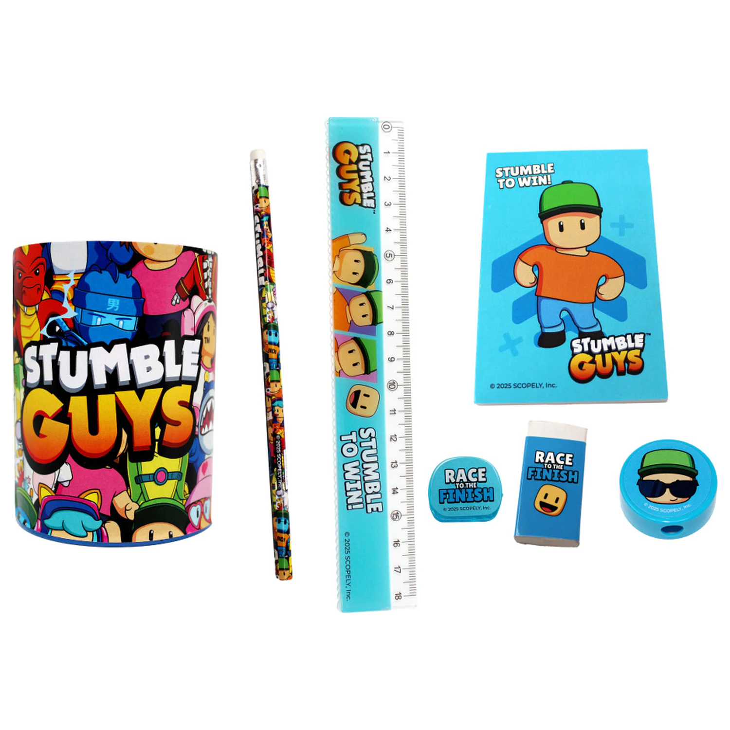 Stumble Guys Race Set papetarie 7 piese poza produsului