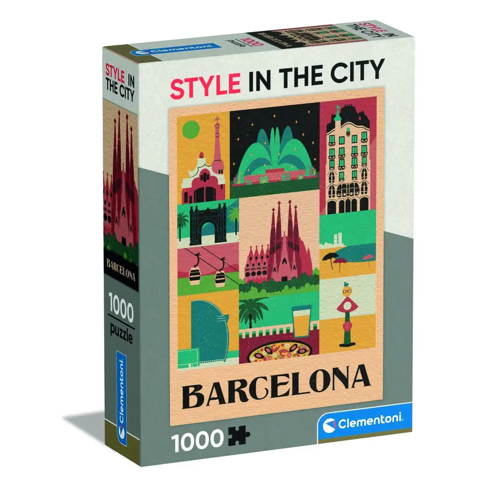 Style in the City Barcelona puzzle 1000 piese poza produsului