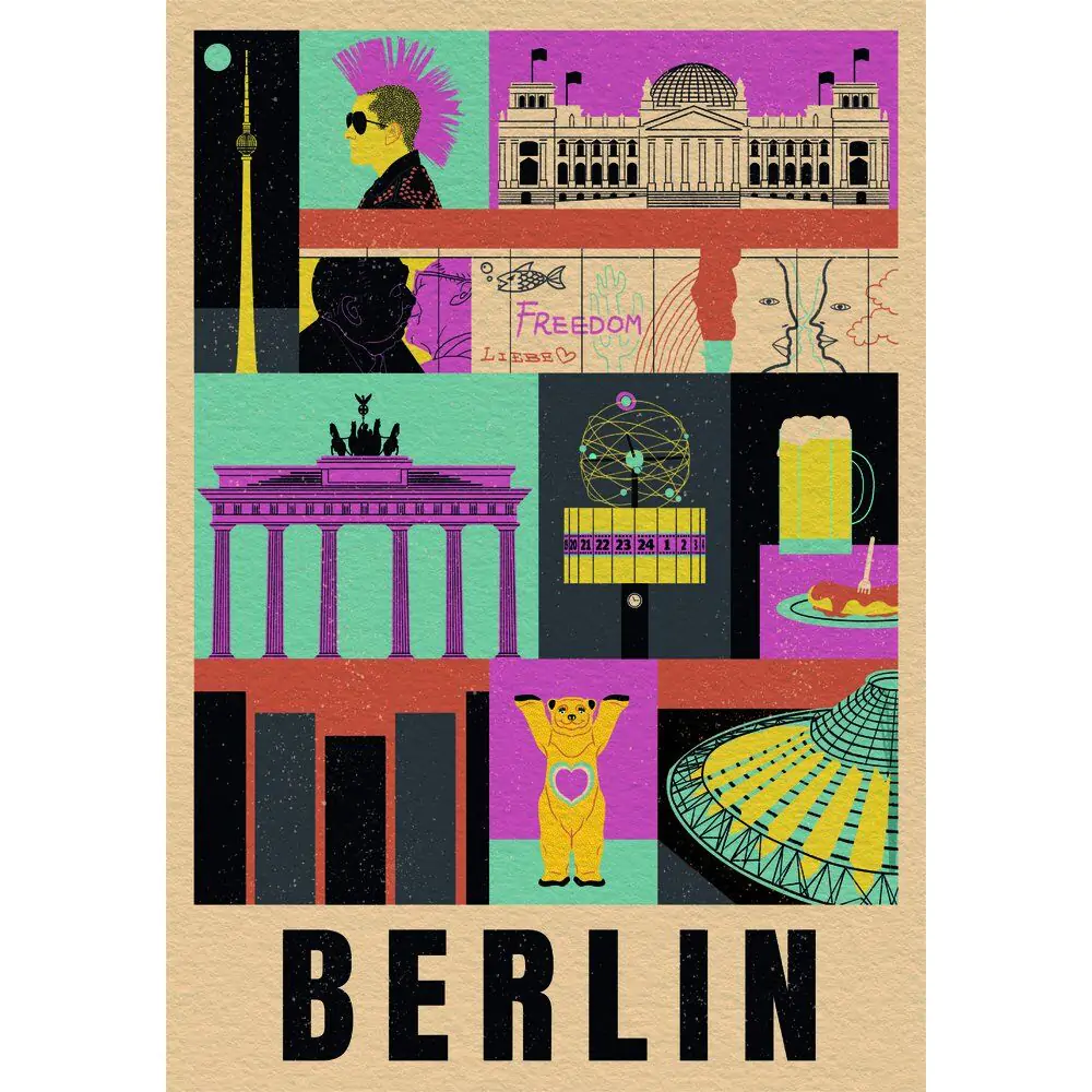 Style in the City Berlin puzzle 1000 piese poza produsului