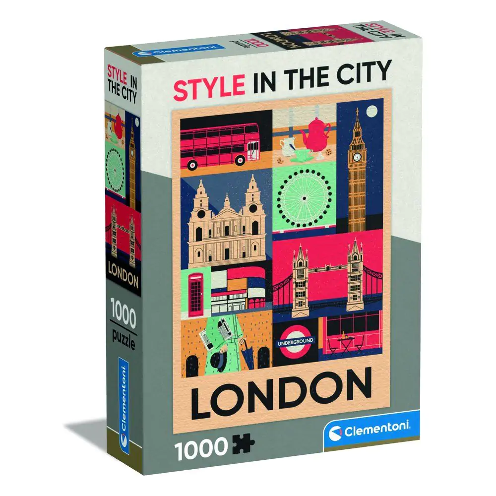 Style in the City London puzzle 1000 piese poza produsului