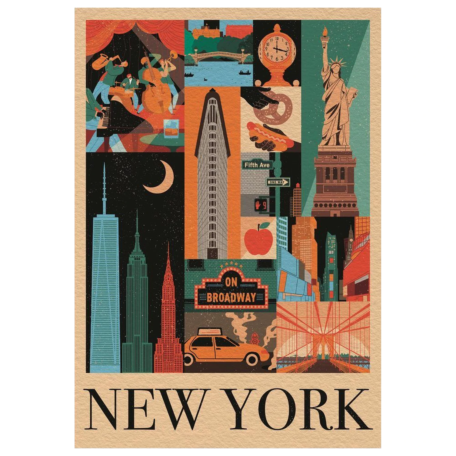 Style In The City New York puzzle 1000 piese poza produsului