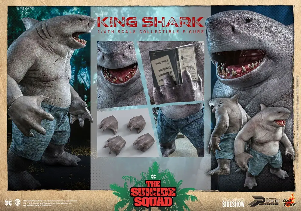 Figurină de acțiune Masterpiece film Suicide Squad 1/6 King Shark 35 cm poza produsului