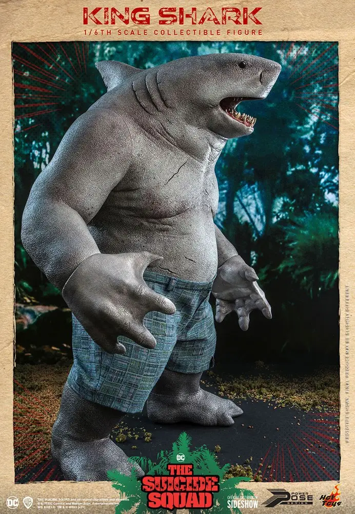 Figurină de acțiune Masterpiece film Suicide Squad 1/6 King Shark 35 cm poza produsului