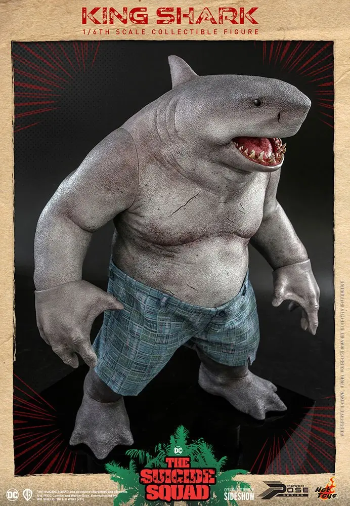 Figurină de acțiune Masterpiece film Suicide Squad 1/6 King Shark 35 cm poza produsului