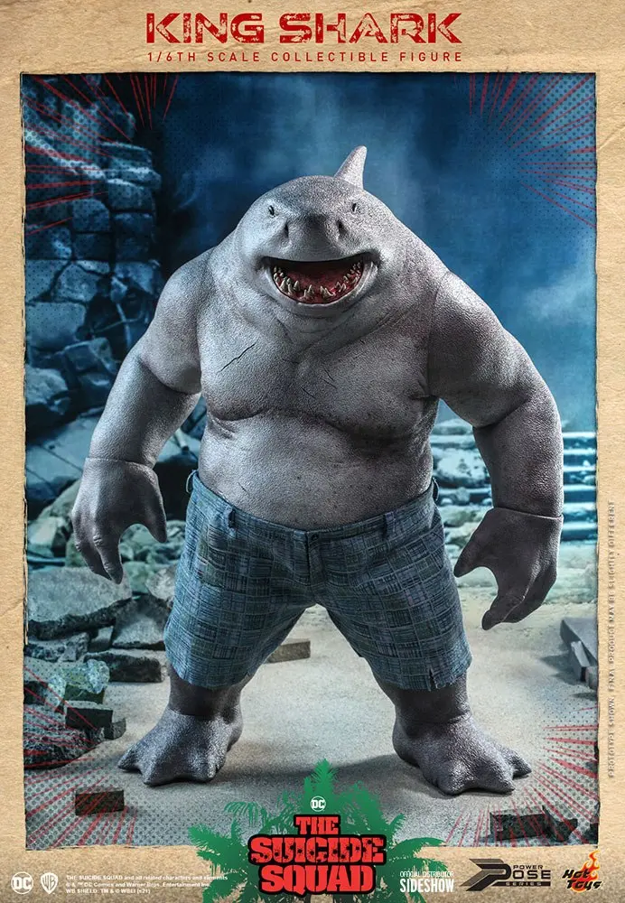 Figurină de acțiune Masterpiece film Suicide Squad 1/6 King Shark 35 cm poza produsului