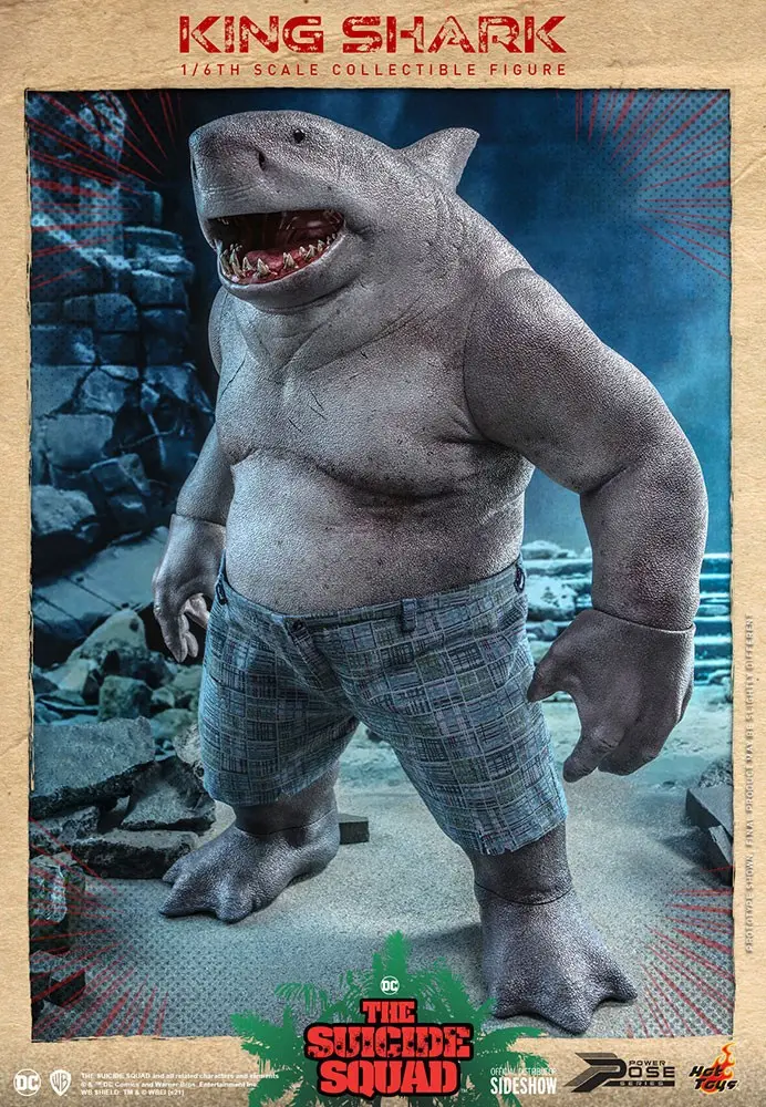 Figurină de acțiune Masterpiece film Suicide Squad 1/6 King Shark 35 cm poza produsului