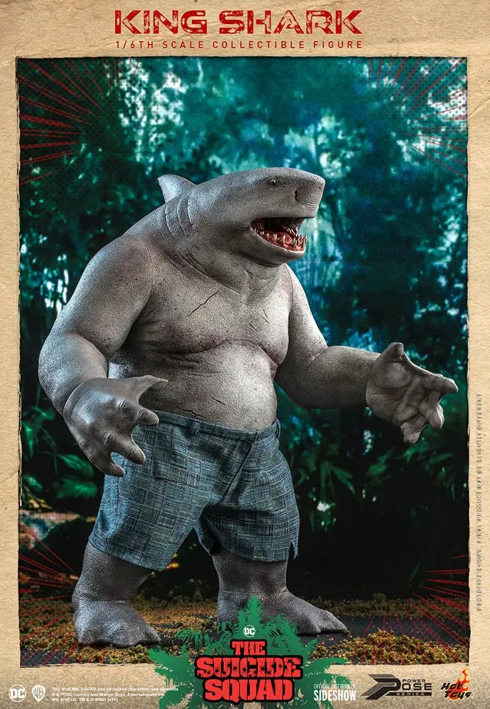 Figurină de acțiune Masterpiece film Suicide Squad 1/6 King Shark 35 cm poza produsului