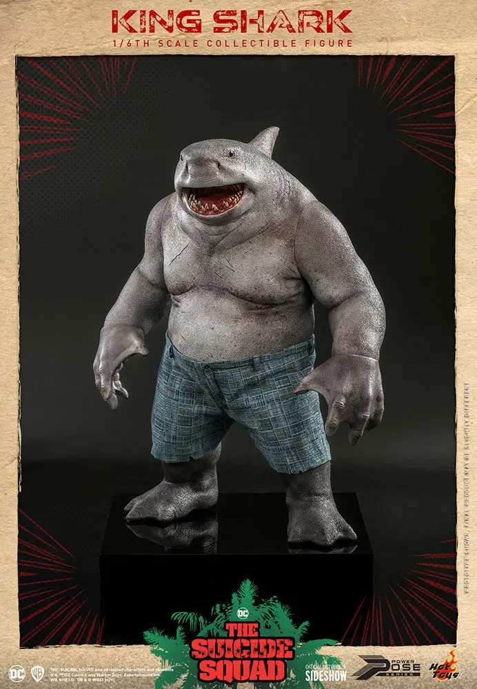 Figurină de acțiune Masterpiece film Suicide Squad 1/6 King Shark 35 cm poza produsului