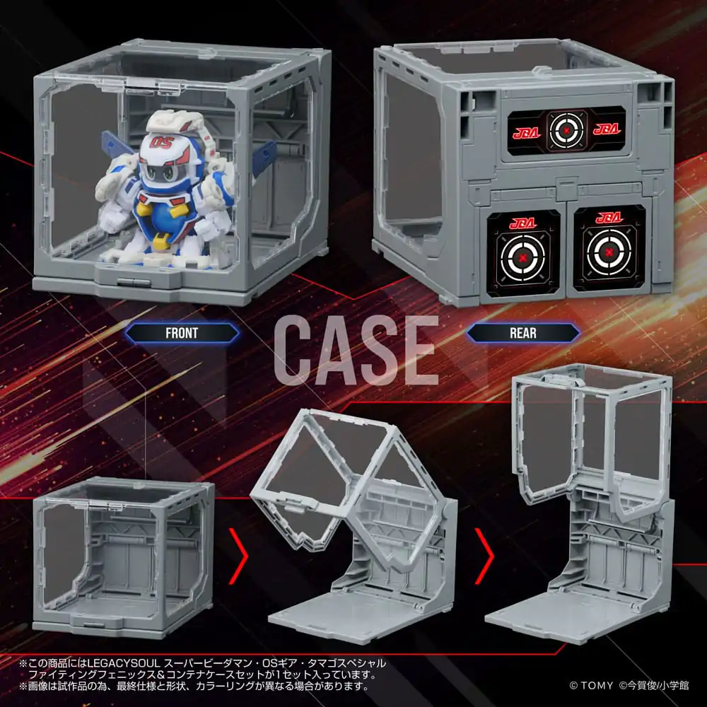 Super B-Daman Legacysoul figurina de actiune Fighting Phoenix si set recipient poza produsului