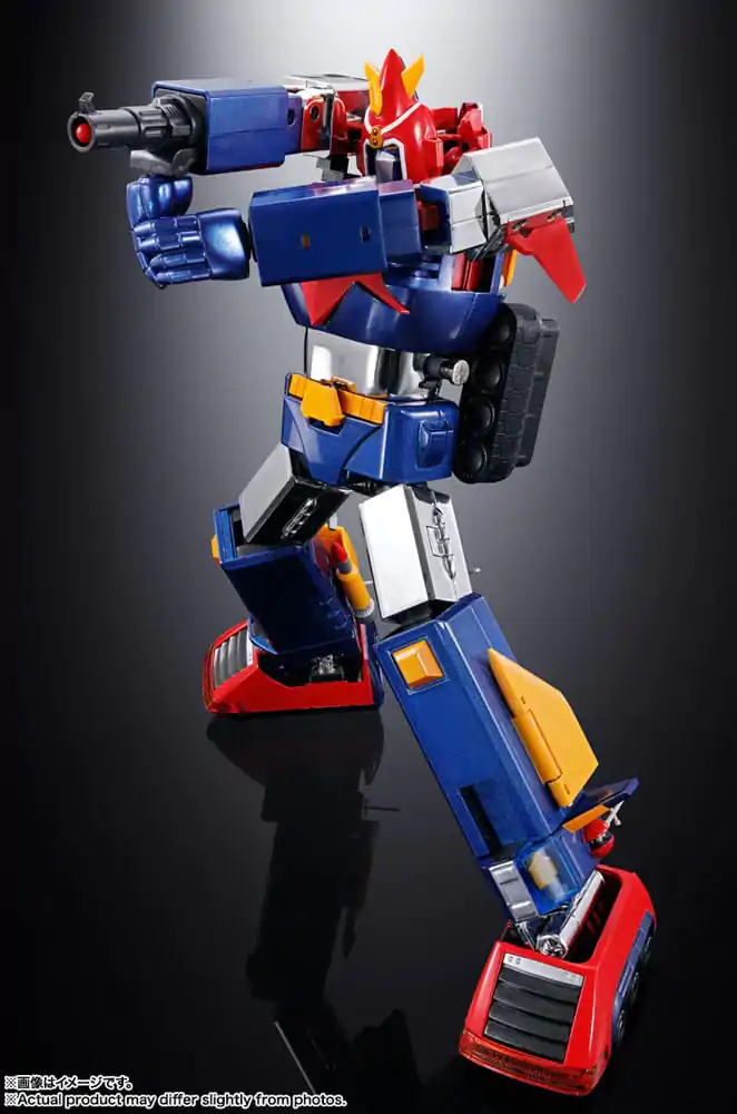 Figurină de acțiune turnată sub presiune Super Electromagnetic Machine Voltes V Soul of Chogokin GX31-SP 25 cm poza produsului
