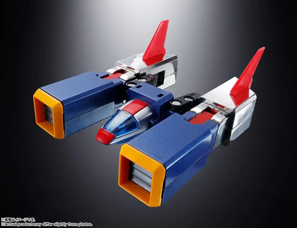 Figurină de acțiune turnată sub presiune Super Electromagnetic Machine Voltes V Soul of Chogokin GX31-SP 25 cm poza produsului