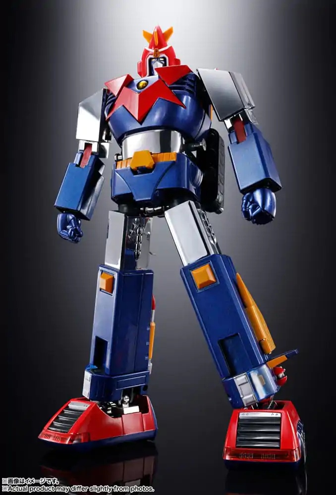 Figurină de acțiune turnată sub presiune Super Electromagnetic Machine Voltes V Soul of Chogokin GX31-SP 25 cm poza produsului