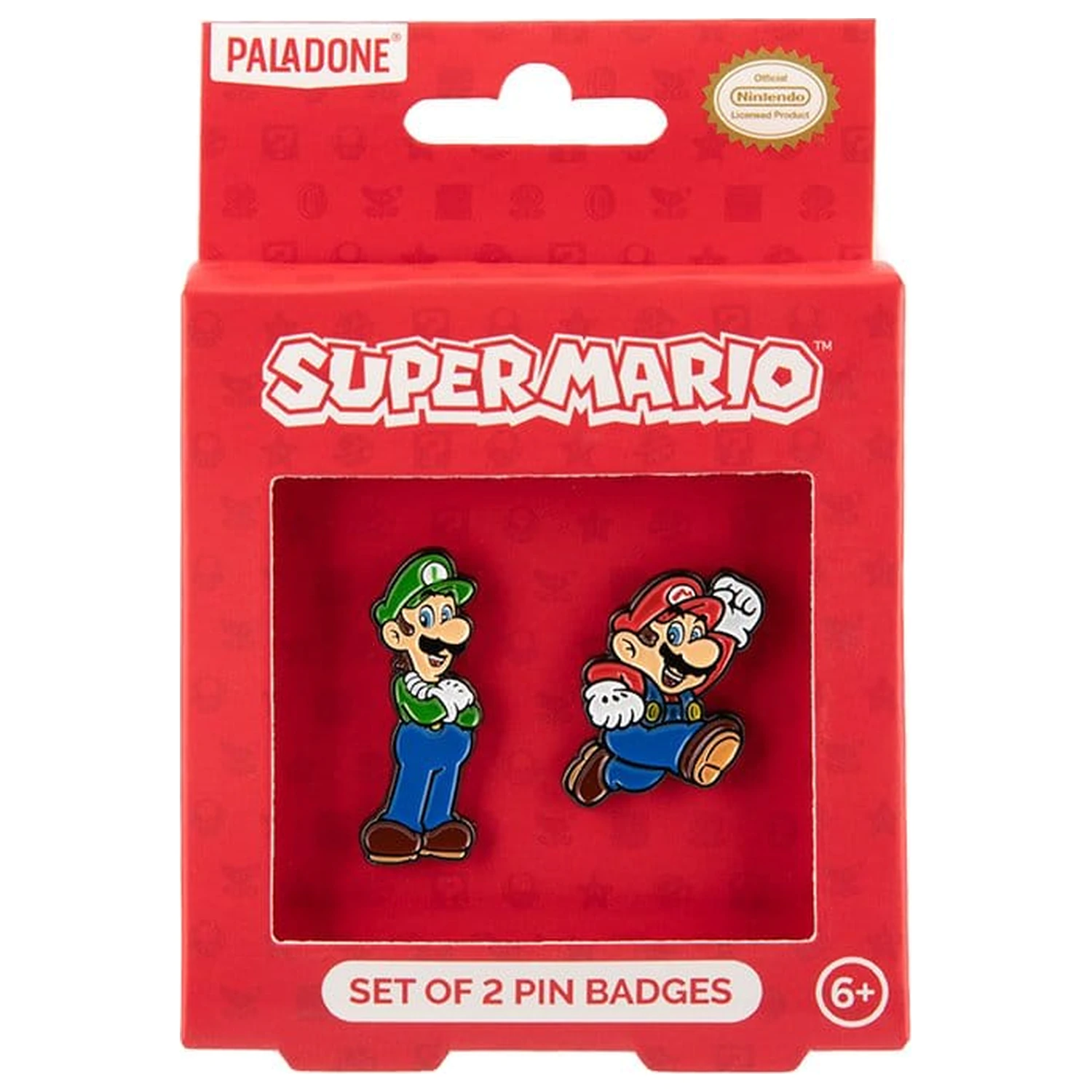 Super Mario Set 2 insigne/broșe metalice poza produsului