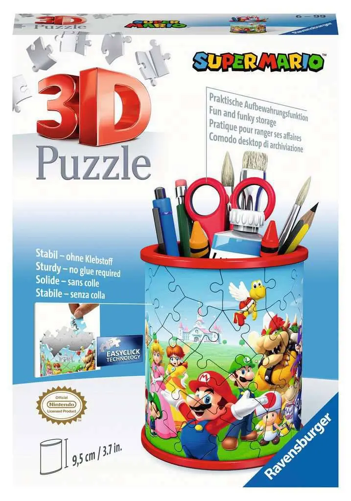 Super Mario 3D Puzzle Suport Creioane (54 de piese) poza produsului