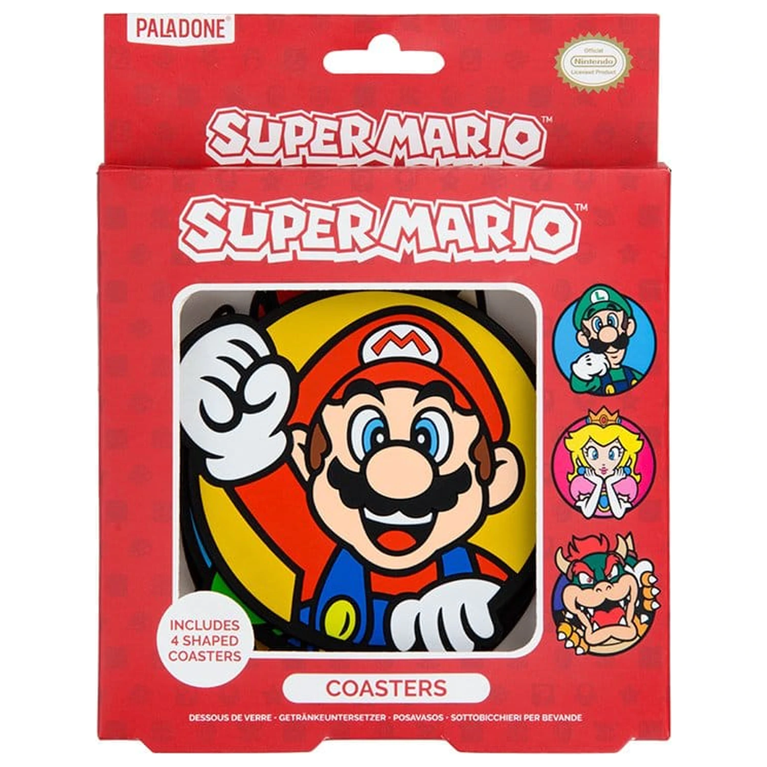 Super Mario Coaster pachet de 4 bucati poza produsului
