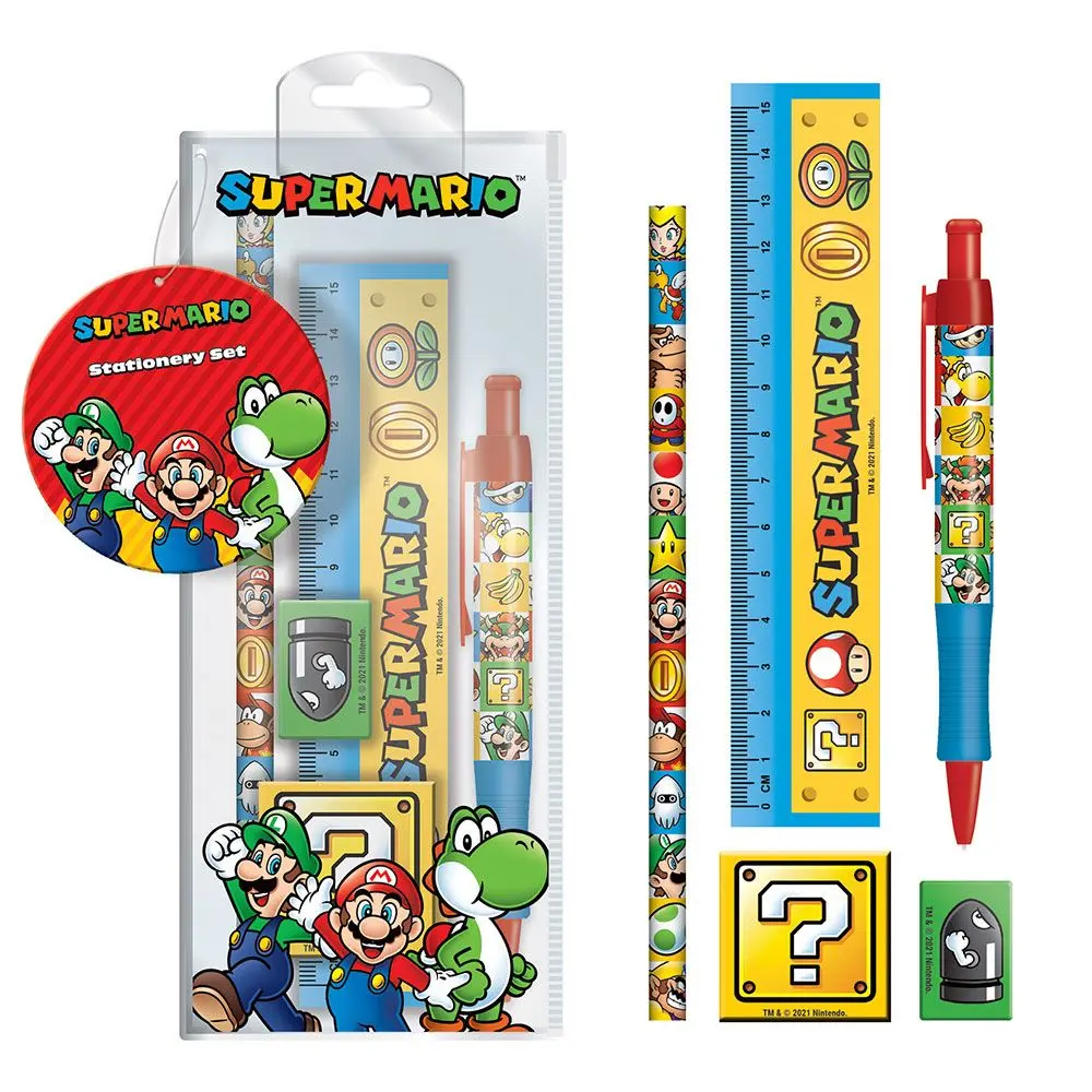 Set papetărie 5 piese Super Mario poza produsului