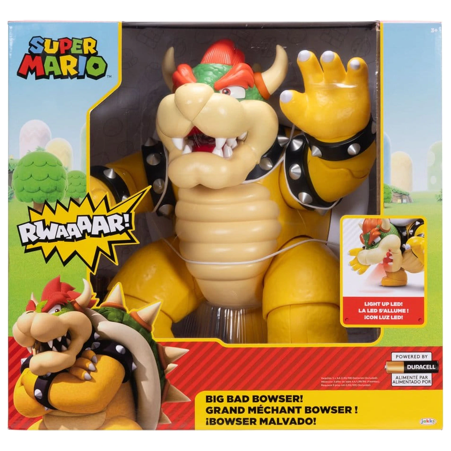 Super Mario figurina de actiune Big Bad Bowser 30 cm poza produsului