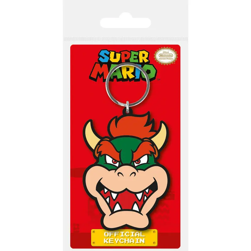 Super Mario Breloc de cauciuc Bowser 6 cm poza produsului