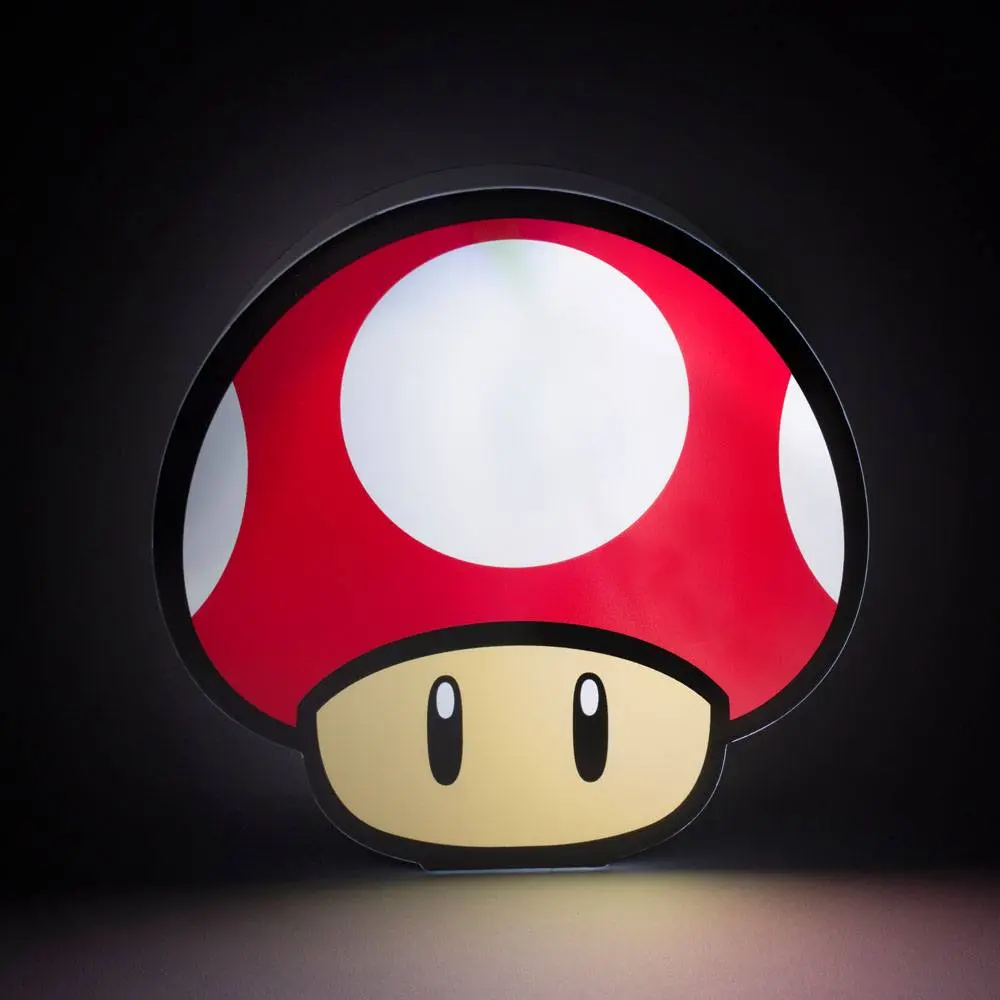 Super Mario Cutie Lumină Super Ciupercă 15 cm poza produsului