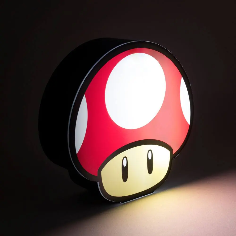 Super Mario Cutie Lumină Super Ciupercă 15 cm poza produsului