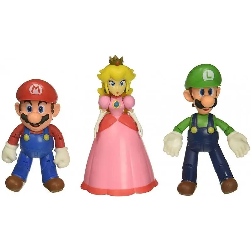 Super Mario Bros pachet 3 figurine 10cm poza produsului