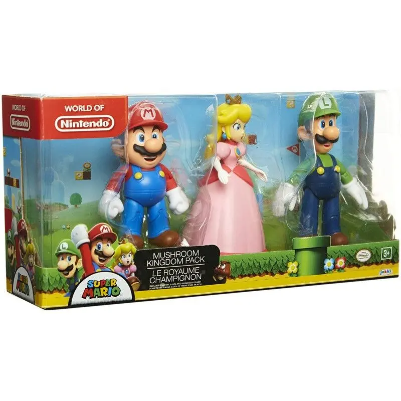 Super Mario Bros pachet 3 figurine 10cm poza produsului