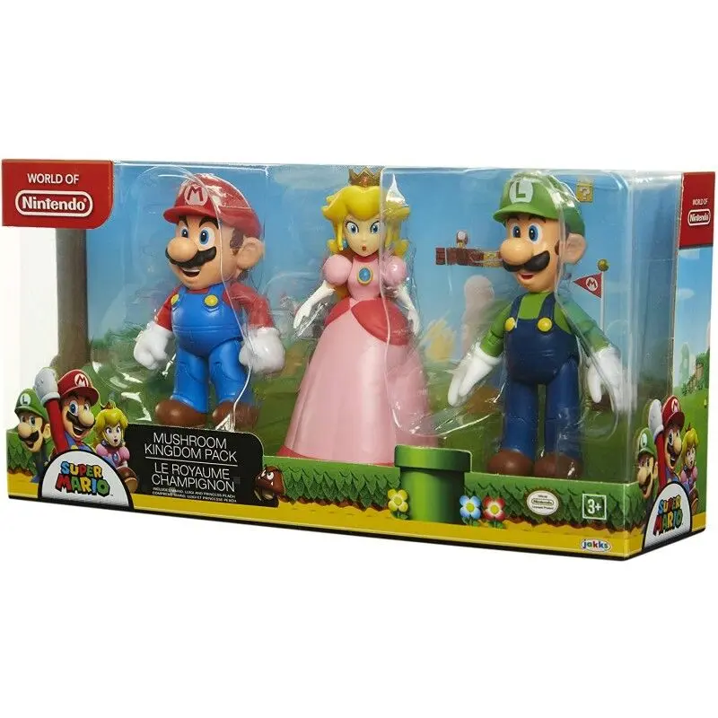 Super Mario Bros pachet 3 figurine 10cm poza produsului