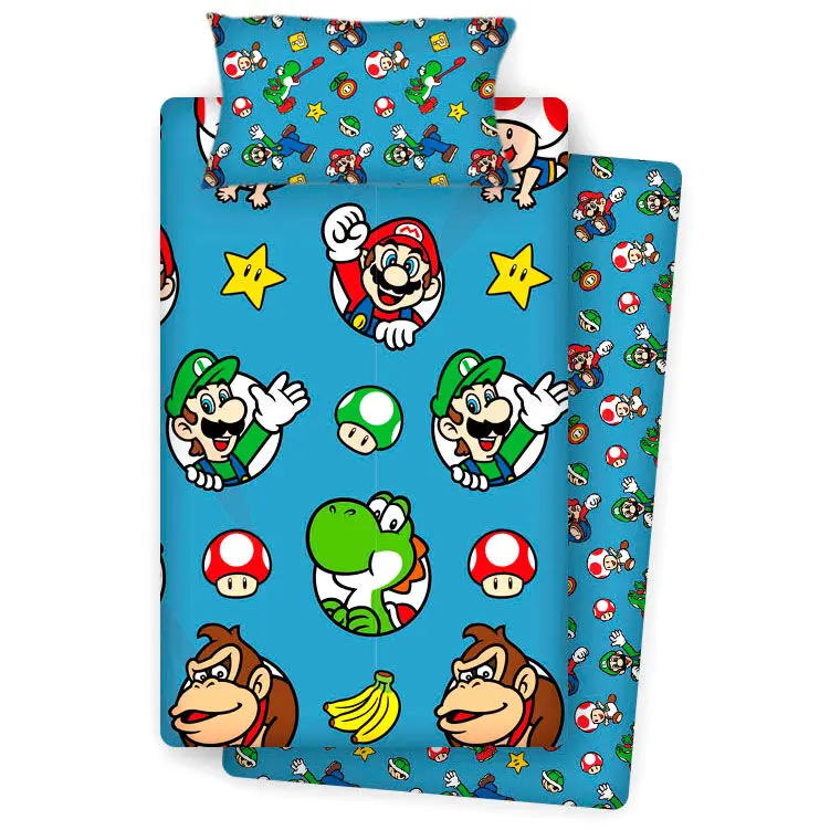 Set de cearșafuri Super Mario Bros pentru pat 90cm poza produsului