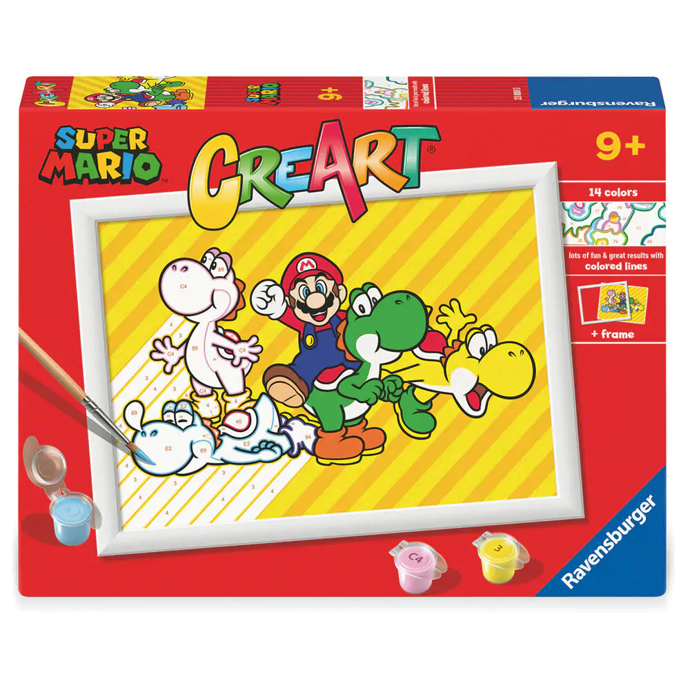 Super Mario Bros CreArt Kit Pictură poza produsului
