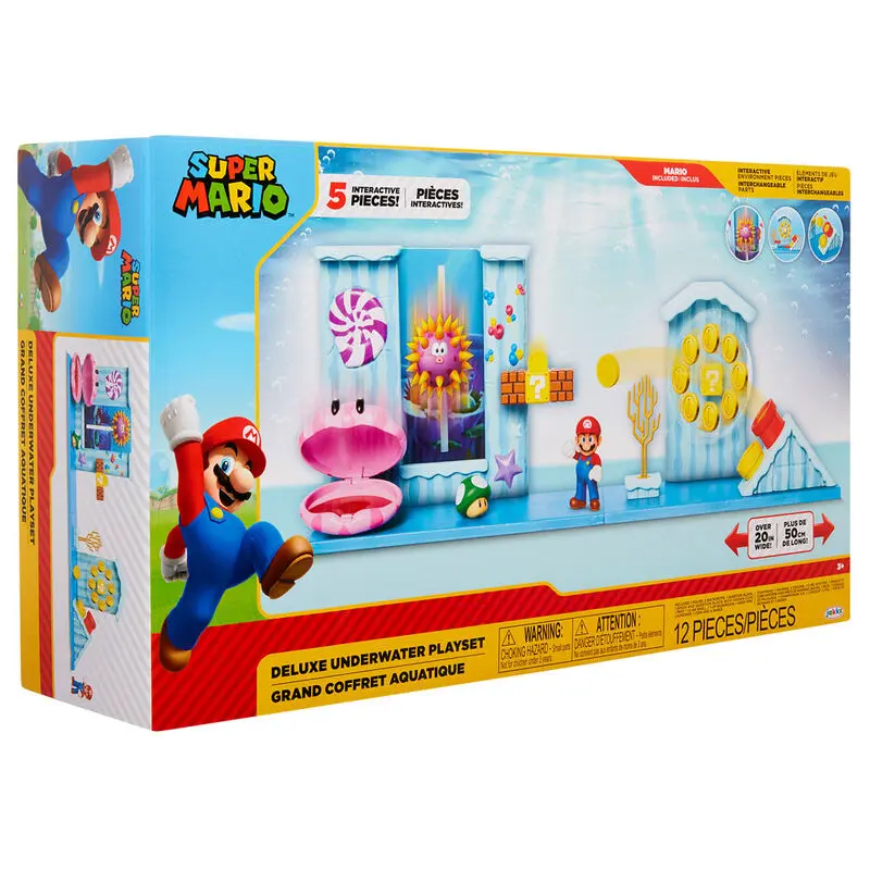 World of Nintendo Super Mario Deluxe Set de Joacă Subacvatic poza produsului