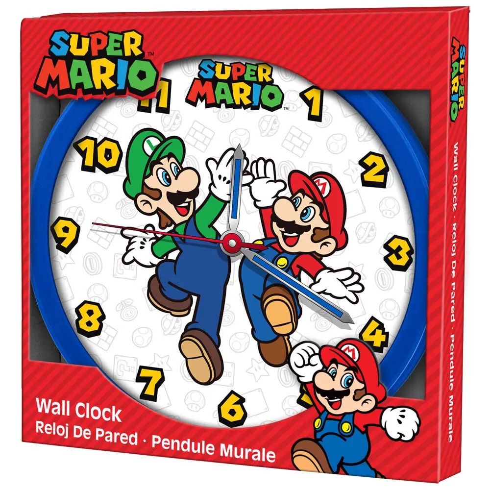 Super Mario Bros ceas de perete poza produsului