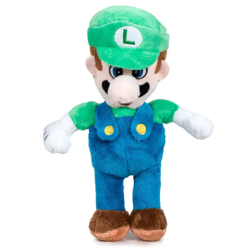 Super Mario Bros Luigi jucărie de pluș 22cm poza produsului