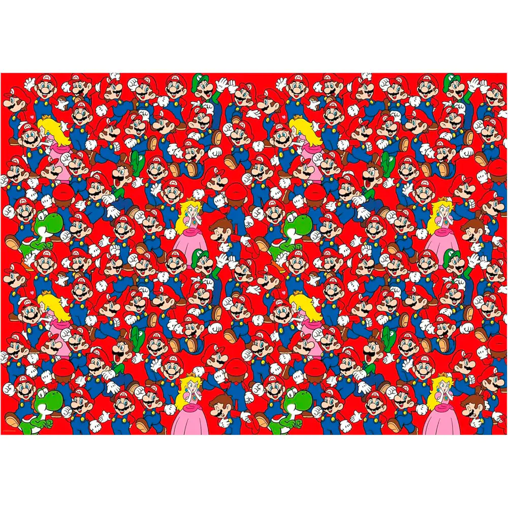 Super Mario Bros puzzle 1000 piese poza produsului