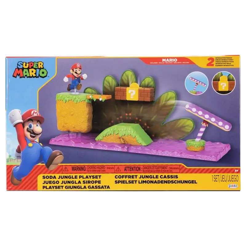 Super Mario Bros Set de joacă Jungla cu sifon poza produsului